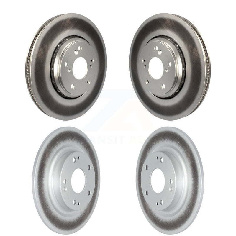 Genius KG-101285 Disc Brake Rotor for 2017-2020 Honda Civic - Front and Rear