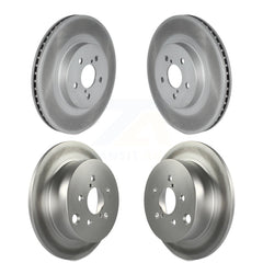 Genius KG-101304 Disc Brake Rotor for 2017-2023 Subaru Crosstrek, Subaru Impreza - Front and Rear