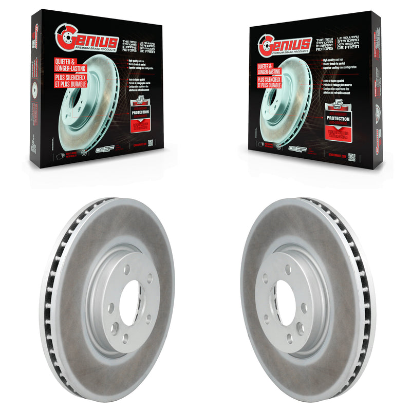 Genius KG-101325 Disc Brake Rotor for 2009-2016 Volkswagen CC, Volkswagen Passat CC - Front