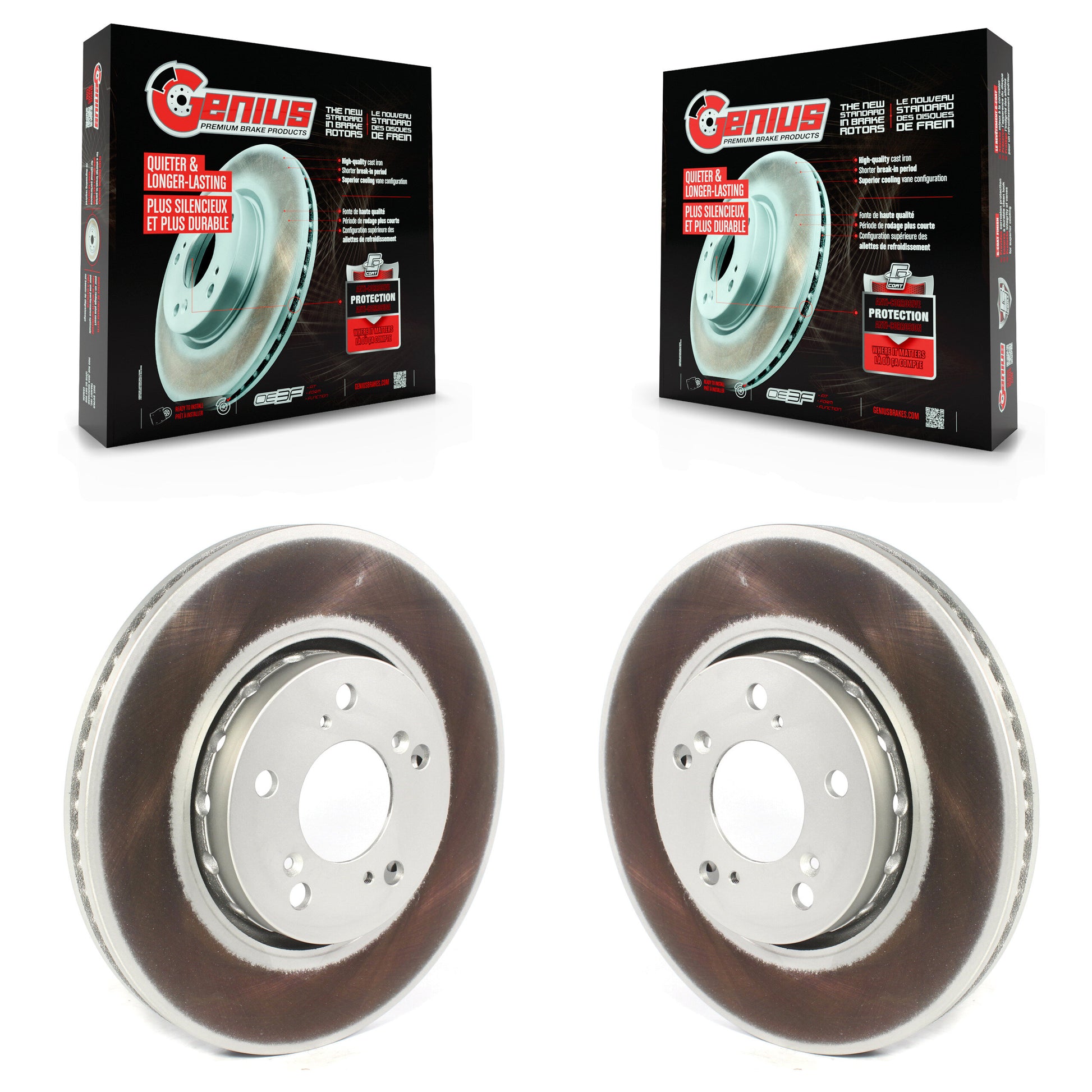 Genius KG-101327 Disc Brake Rotor for 2014-2020 Acura RLX - Front
