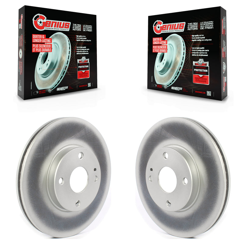 Genius KG-101330 Disc Brake Rotor for 2016-2020 Toyota Yaris, Toyota Yaris iA, Scion iA - Front