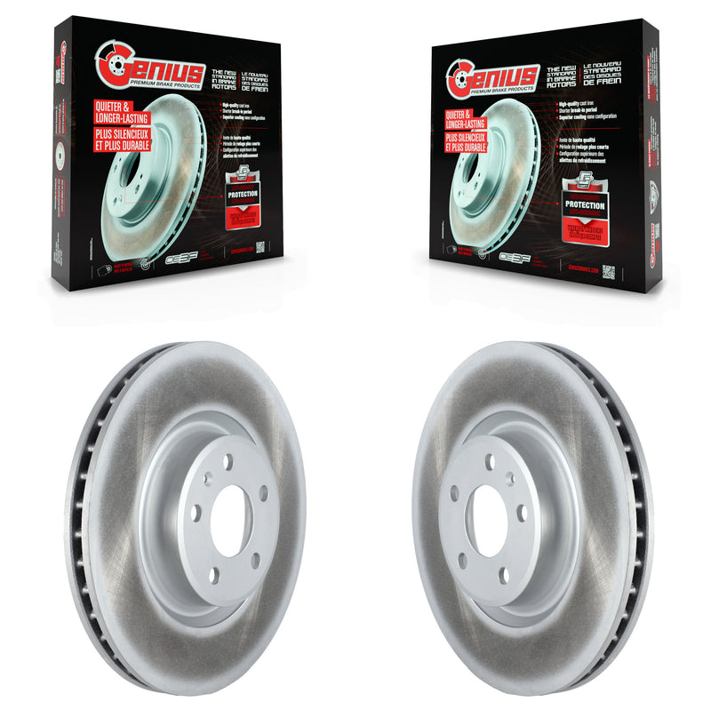 Genius KG-101335 Disc Brake Rotor for 2017-2025 Audi Q5 Sportback, Audi A6 Quattro and More - Front