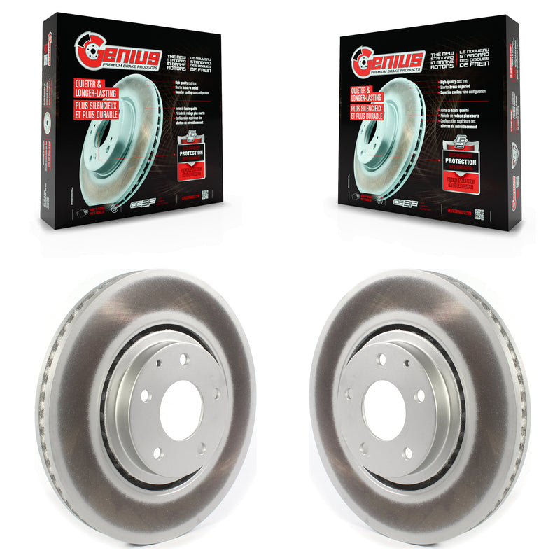 Genius KG-101337 Disc Brake Rotor for 2016-2024 Mazda 6, Mazda CX-5, Mazda CX-9 - Front