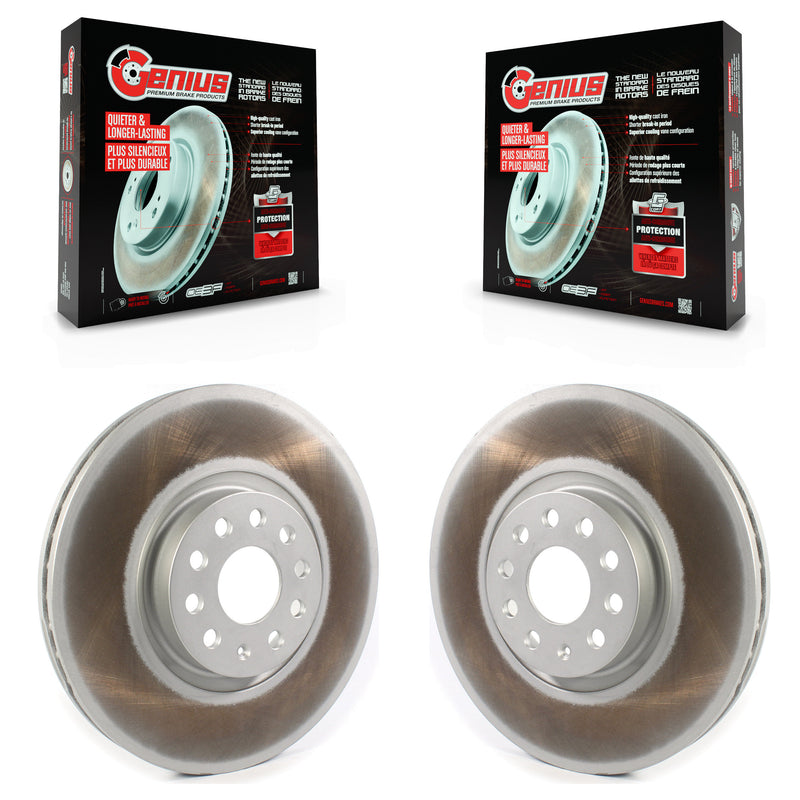 Genius KG-101339 Disc Brake Rotor for 2018-2024 Volkswagen Atlas, Volkswagen Atlas Cross Sport - Front