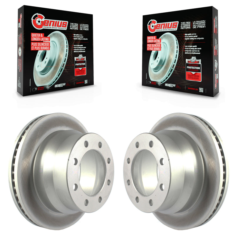 Genius KG-101348 Disc Brake Rotor for 2009-2020 Chevrolet Express 4500, Chevrolet Express 3500 and More - Rear