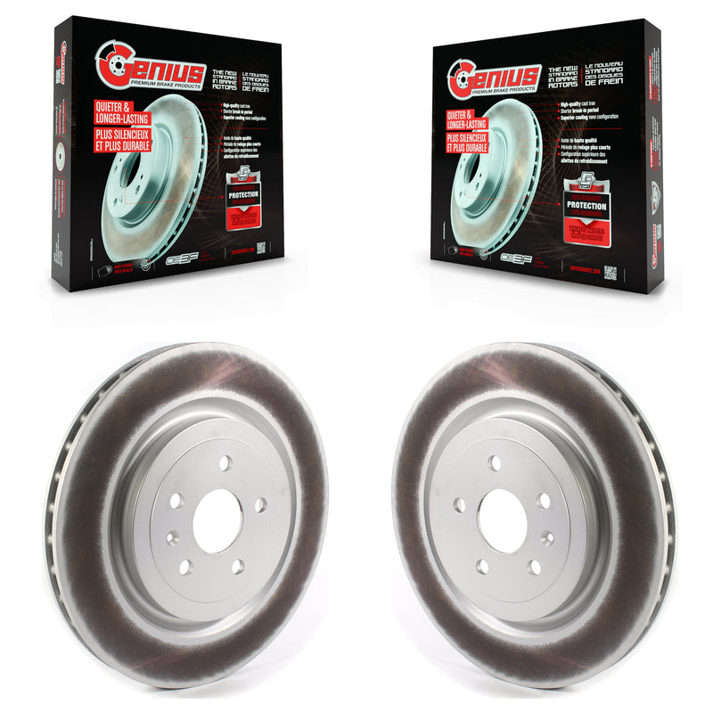 Genius KG-101349 Disc Brake Rotor for 2009-2024 Chevrolet Camaro, Cadillac CTS - Rear