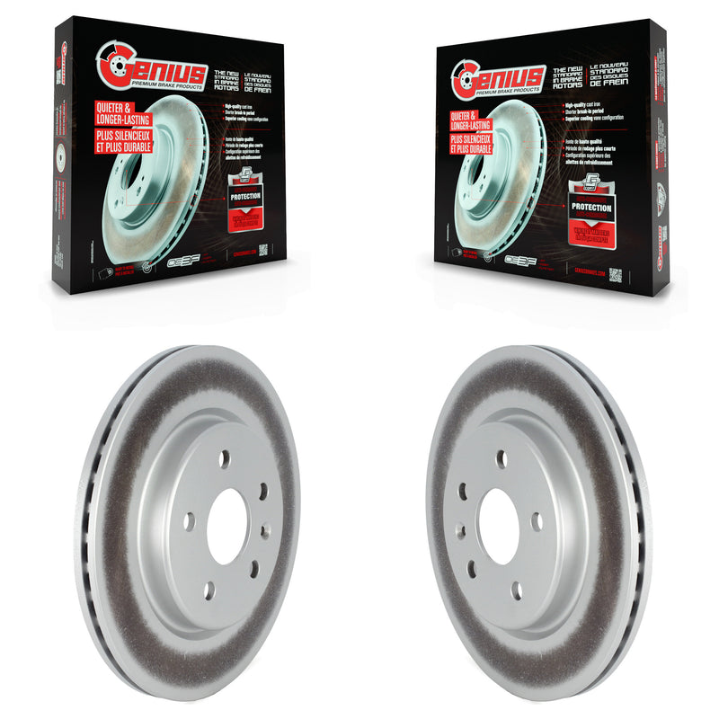 Genius KG-101353 Disc Brake Rotor for 2019-2025 Buick Envision, Cadillac XT4 - Rear