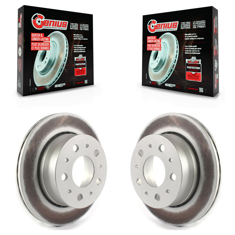 Genius KG-101358 Disc Brake Rotor for 2014-2021 Ram ProMaster 1500, Ram ProMaster 2500, Ram ProMaster 3500 - Rear