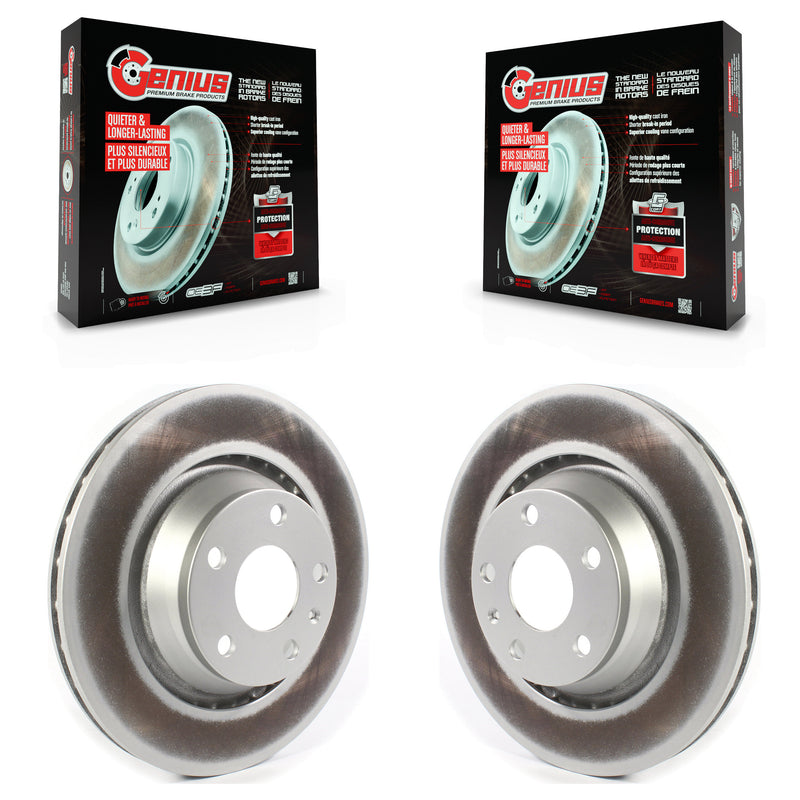 Genius KG-101362 Disc Brake Rotor for 2008-2015 Audi TT Quattro, Audi TT RS Quattro and More - Rear