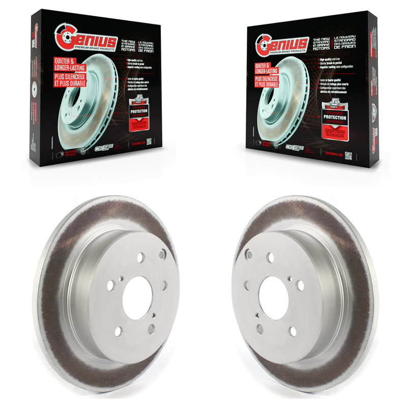 Genius KG-101363 Disc Brake Rotor for 2012-2020 Toyota Mirai, Toyota Prius V - Rear