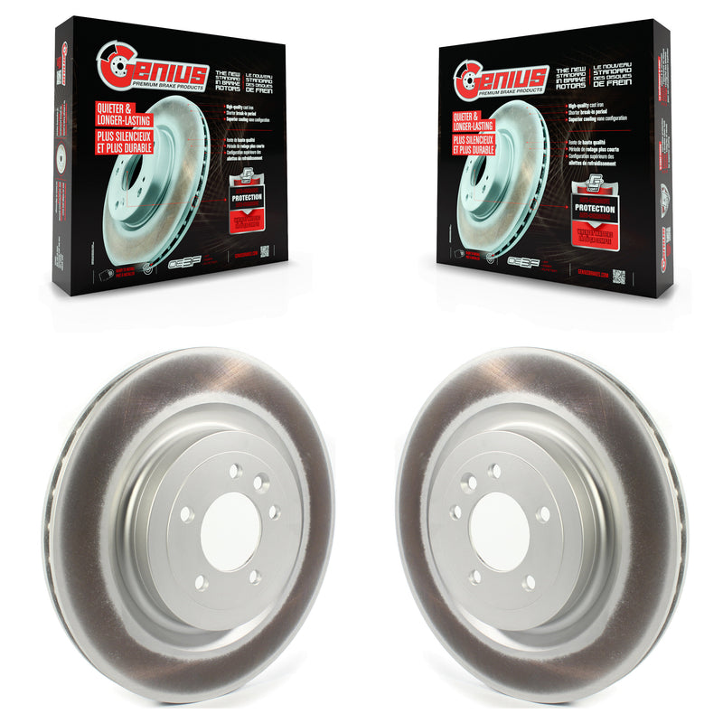 Genius KG-101366 Disc Brake Rotor for 2013-2025 Land Rover Defender 130, Land Rover Defender 110 and More - Rear