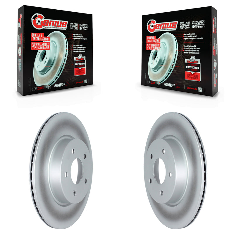Genius KG-101377 Disc Brake Rotor for 2019-2024 INFINITI QX55, INFINITI QX50 - Rear
