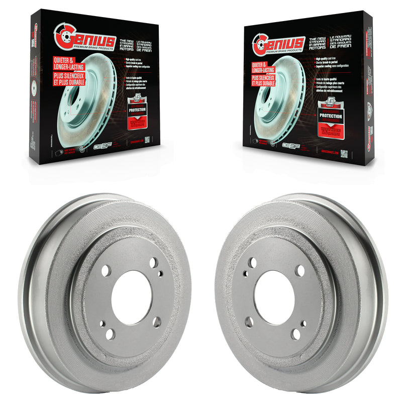 Genius KG-101398 Brake Drum for 1986-2008 Honda Fit, Honda Civic and More - Rear