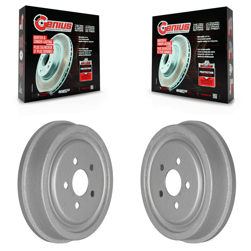 Genius KG-101403 Brake Drum for 2003-2005 Chevrolet Cavalier, Pontiac Sunfire - Rear