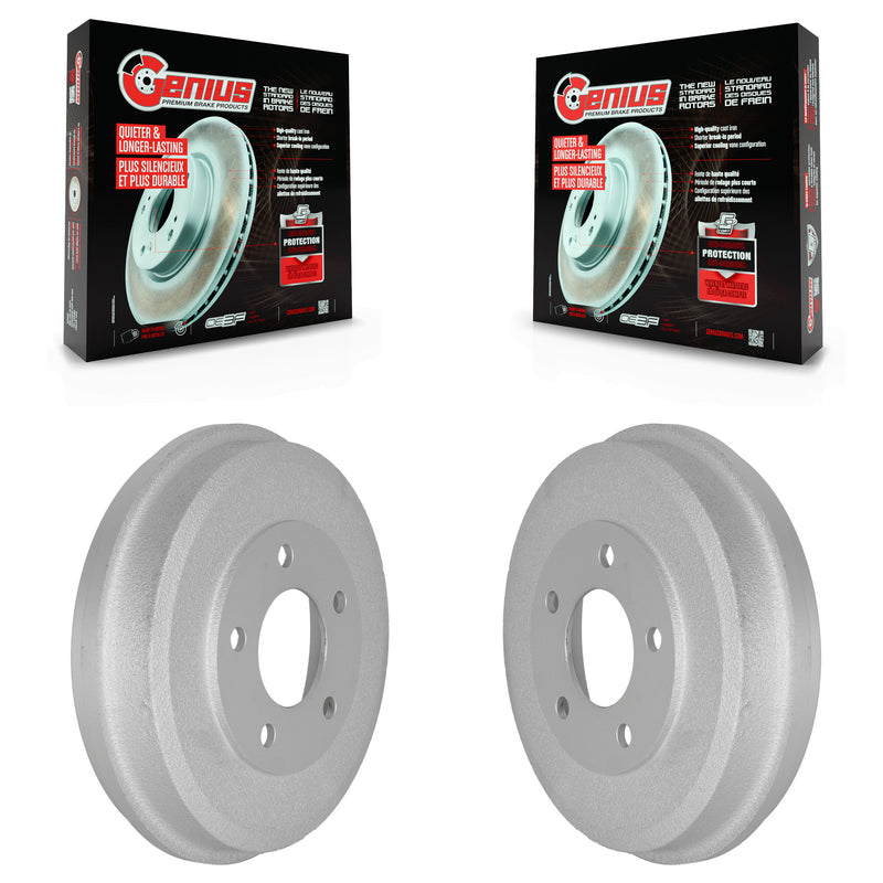 Genius KG-101406 Brake Drum for 2001-2007 Ford Escape, Mercury Mariner, Mazda Tribute - Rear