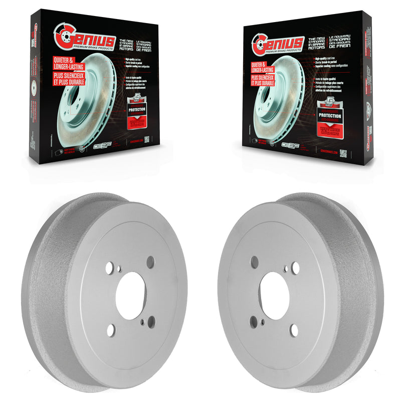 Genius KG-101413 Brake Drum for 1993-2002 Chevrolet Prizm, Geo Prizm, Toyota Corolla - Rear