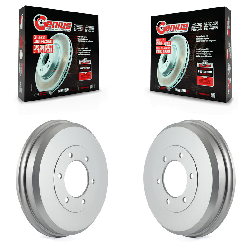 Genius KG-101414 Brake Drum for 2004-2012 Isuzu i-290, Isuzu i-370 and More - Rear
