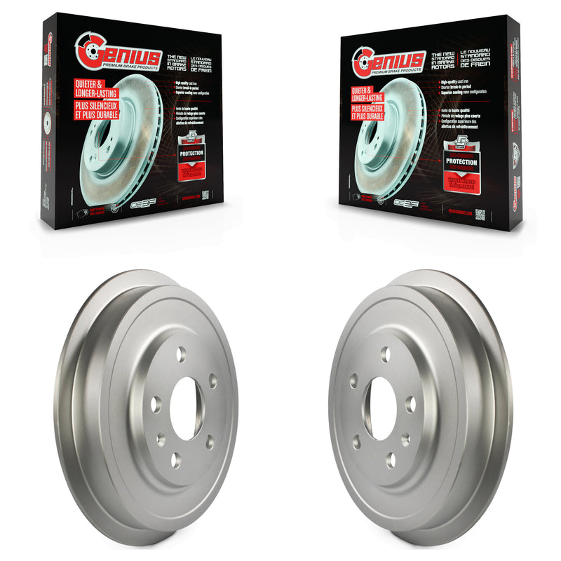 Genius KG-101417 Brake Drum for 2011-2012 Volkswagen Beetle, Volkswagen Jetta - Rear