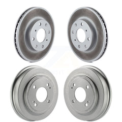 Genius KG-101425 Disc Brake Rotor and Hub Assembly for 1992-2000 Honda Civic - Front and Rear