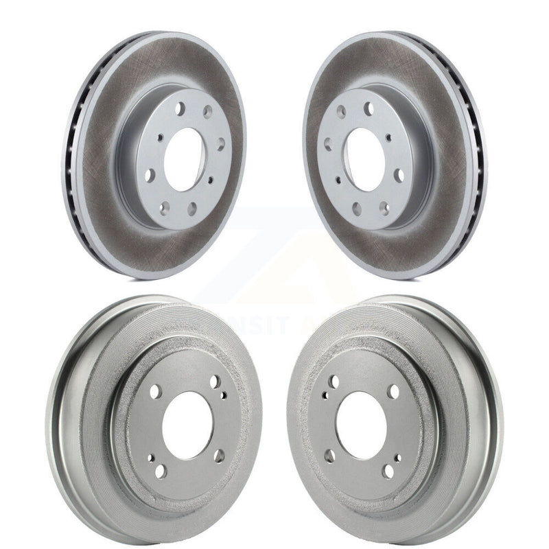 Genius KG-101425 Disc Brake Rotor and Hub Assembly for 1992-2000 Honda Civic - Front and Rear