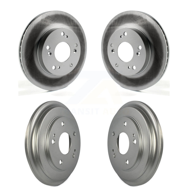 Genius KG-101427 Disc Brake Rotor and Hub Assembly for 2012-2015 Honda Civic - Front and Rear