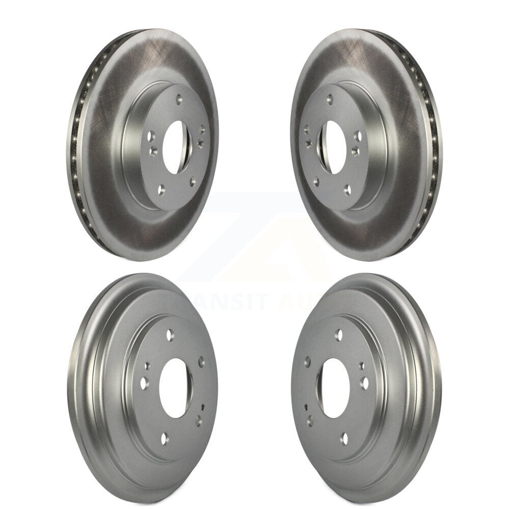 Genius KG-101428 Disc Brake Rotor and Hub Assembly for 2013-2015 Honda Civic - Front and Rear