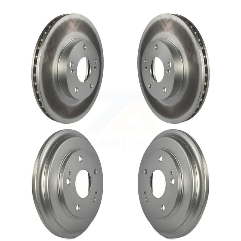 Genius KG-101428 Disc Brake Rotor and Hub Assembly for 2013-2015 Honda Civic - Front and Rear