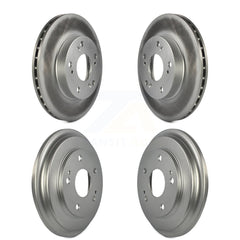 Genius KG-101429 Disc Brake Rotor and Hub Assembly for 2006-2011 Honda Civic - Front and Rear