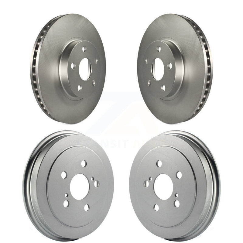 Genius KG-101430 Disc Brake Rotor and Hub Assembly for 2000-2008 Toyota Corolla, Toyota Celica - Front and Rear