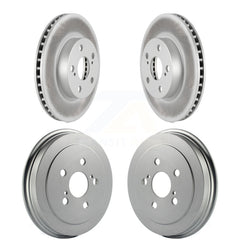 Genius KG-101431 Disc Brake Rotor and Hub Assembly for 2004-2008 Toyota Prius - Front and Rear