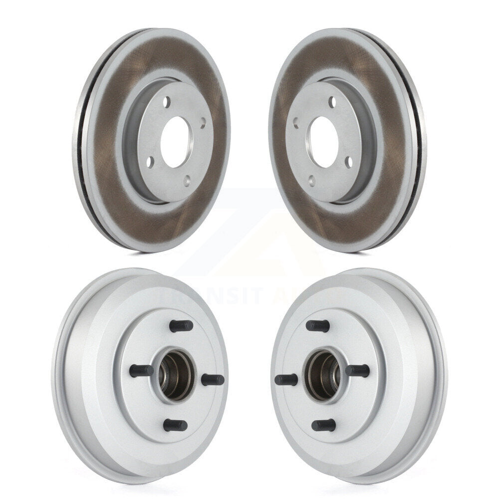 Genius KG-101433 Disc Brake Rotor and Hub Assembly for 2005-2007 Ford Focus - Front and Rear