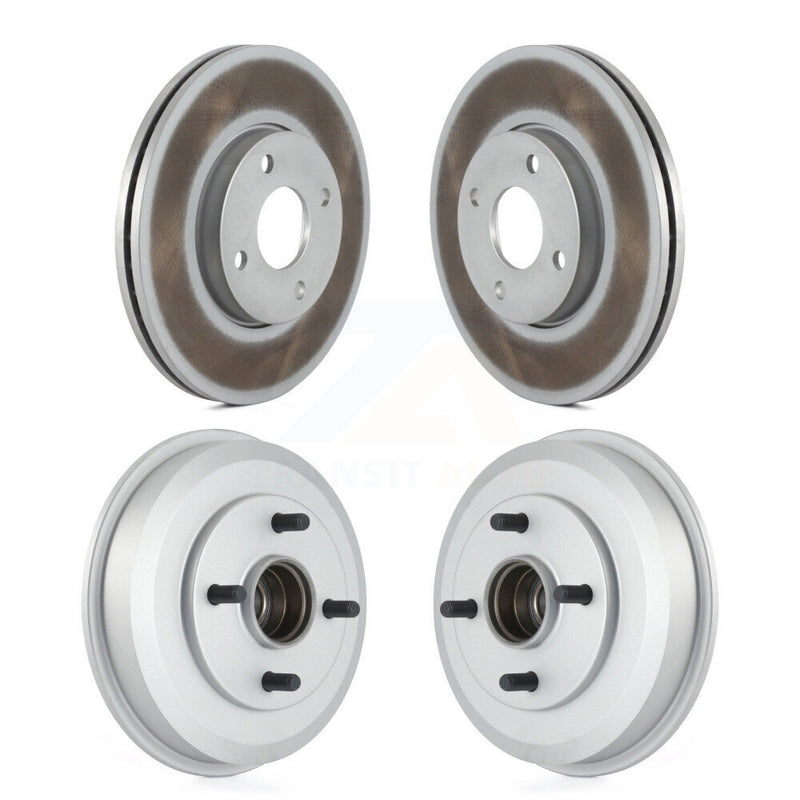 Genius KG-101433 Disc Brake Rotor and Hub Assembly for 2005-2007 Ford Focus - Front and Rear