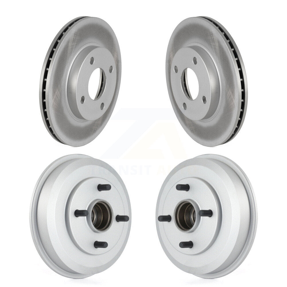 Genius KG-101434 Disc Brake Rotor and Hub Assembly for 2000-2004 Ford Focus - Front and Rear