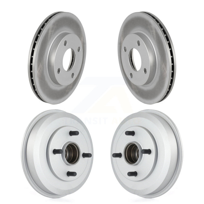 Genius KG-101434 Disc Brake Rotor and Hub Assembly for 2000-2004 Ford Focus - Front and Rear