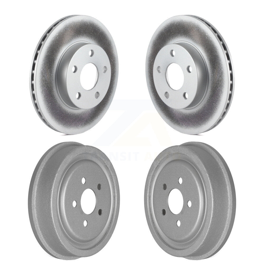 Genius KG-101435 Disc Brake Rotor and Hub Assembly for 2003-2005 Chevrolet Cavalier, Pontiac Sunfire - Front and Rear