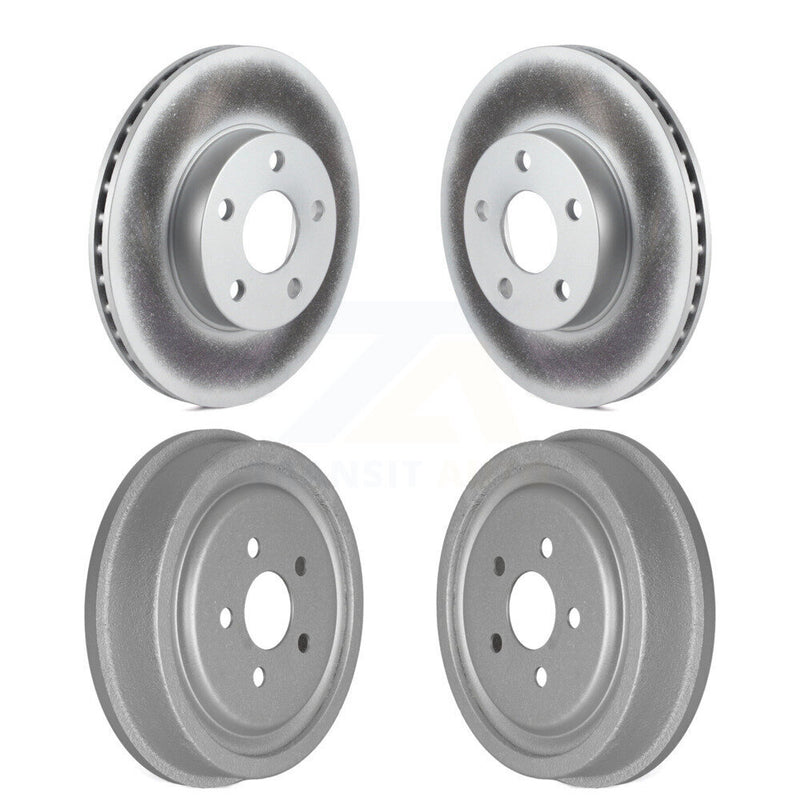 Genius KG-101435 Disc Brake Rotor and Hub Assembly for 2003-2005 Chevrolet Cavalier, Pontiac Sunfire - Front and Rear