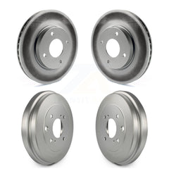 Genius KG-101436 Disc Brake Rotor and Hub Assembly for 2007-2014 Nissan Cube, Nissan Sentra, Nissan Versa - Front and Rear