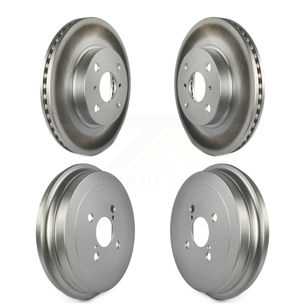 Genius KG-101437 Disc Brake Rotor and Hub Assembly for 2006-2018 Toyota Yaris - Front and Rear