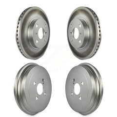 Genius KG-101437 Disc Brake Rotor and Hub Assembly for 2006-2018 Toyota Yaris - Front and Rear