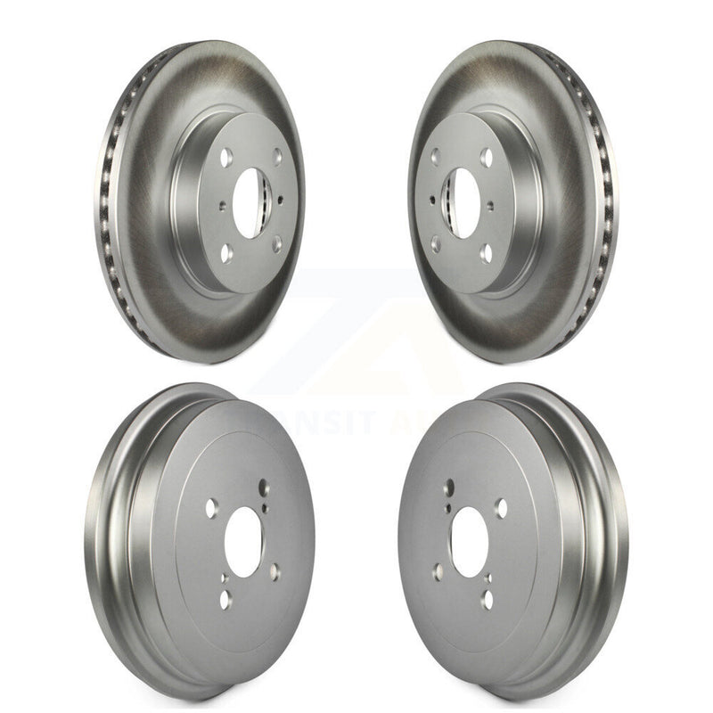 Genius KG-101437 Disc Brake Rotor and Hub Assembly for 2006-2018 Toyota Yaris - Front and Rear