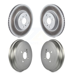 Genius KG-101438 Disc Brake Rotor and Hub Assembly for 2012-2018 Toyota Yaris - Front and Rear