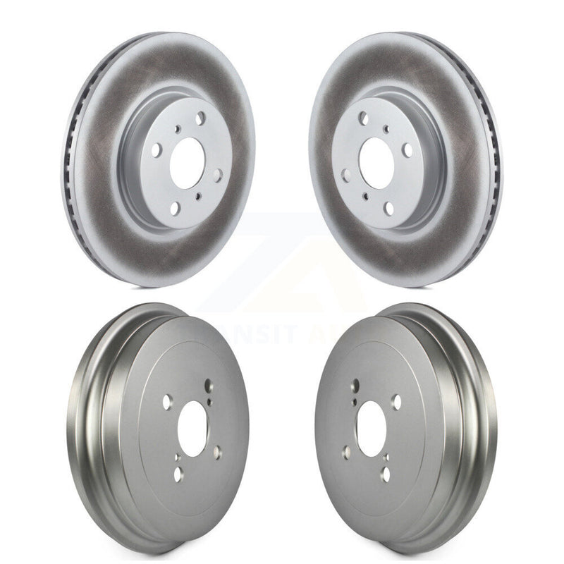 Genius KG-101438 Disc Brake Rotor and Hub Assembly for 2012-2018 Toyota Yaris - Front and Rear