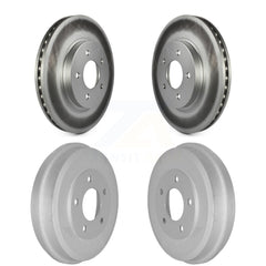 Genius KG-101440 Disc Brake Rotor and Hub Assembly for 2005-2007 Ford Escape, Mercury Mariner, Mazda Tribute - Front and Rear