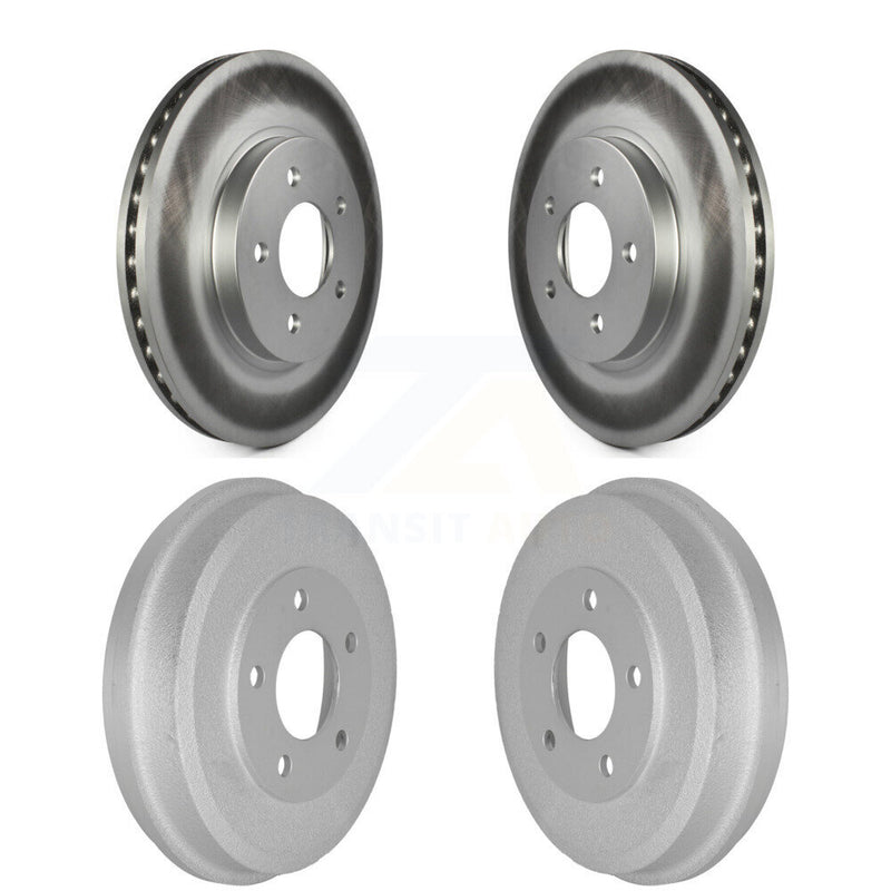 Genius KG-101440 Disc Brake Rotor and Hub Assembly for 2005-2007 Ford Escape, Mercury Mariner, Mazda Tribute - Front and Rear