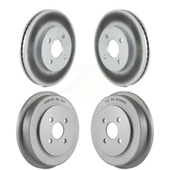 Genius KG-101443 Disc Brake Rotor and Hub Assembly for 2003-2008 Chevrolet Cobalt, Pontiac G5 and More - Front and Rear