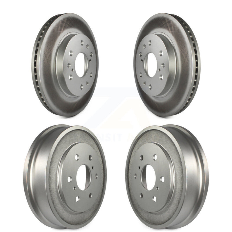 Genius KG-101446 Disc Brake Rotor and Hub Assembly for 2005-2008 Chevrolet Silverado 1500, GMC Sierra 1500 and More - Front and Rear