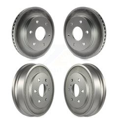 Genius KG-101447 Disc Brake Rotor and Hub Assembly for 2005-2007 Chevrolet Silverado 1500 Classic, GMC Sierra 1500 Classic and More - Front and Rear