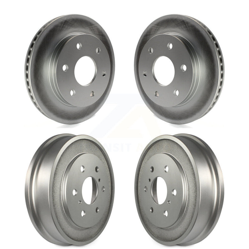 Genius KG-101447 Disc Brake Rotor and Hub Assembly for 2005-2007 Chevrolet Silverado 1500 Classic, GMC Sierra 1500 Classic and More - Front and Rear