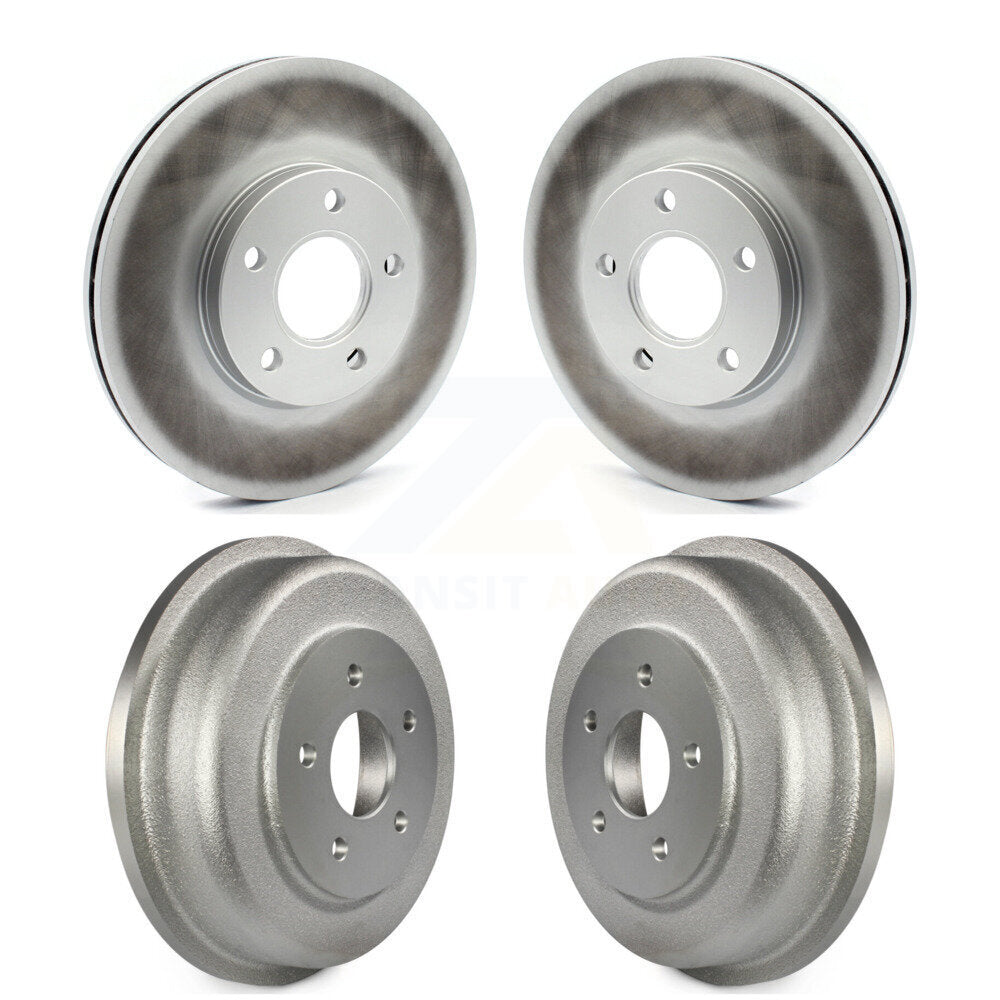 Genius KG-101449 Disc Brake Rotor and Hub Assembly for 2010-2013 Ford Transit Connect - Front and Rear