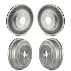 Genius KG-101449 Disc Brake Rotor and Hub Assembly for 2010-2013 Ford Transit Connect - Front and Rear